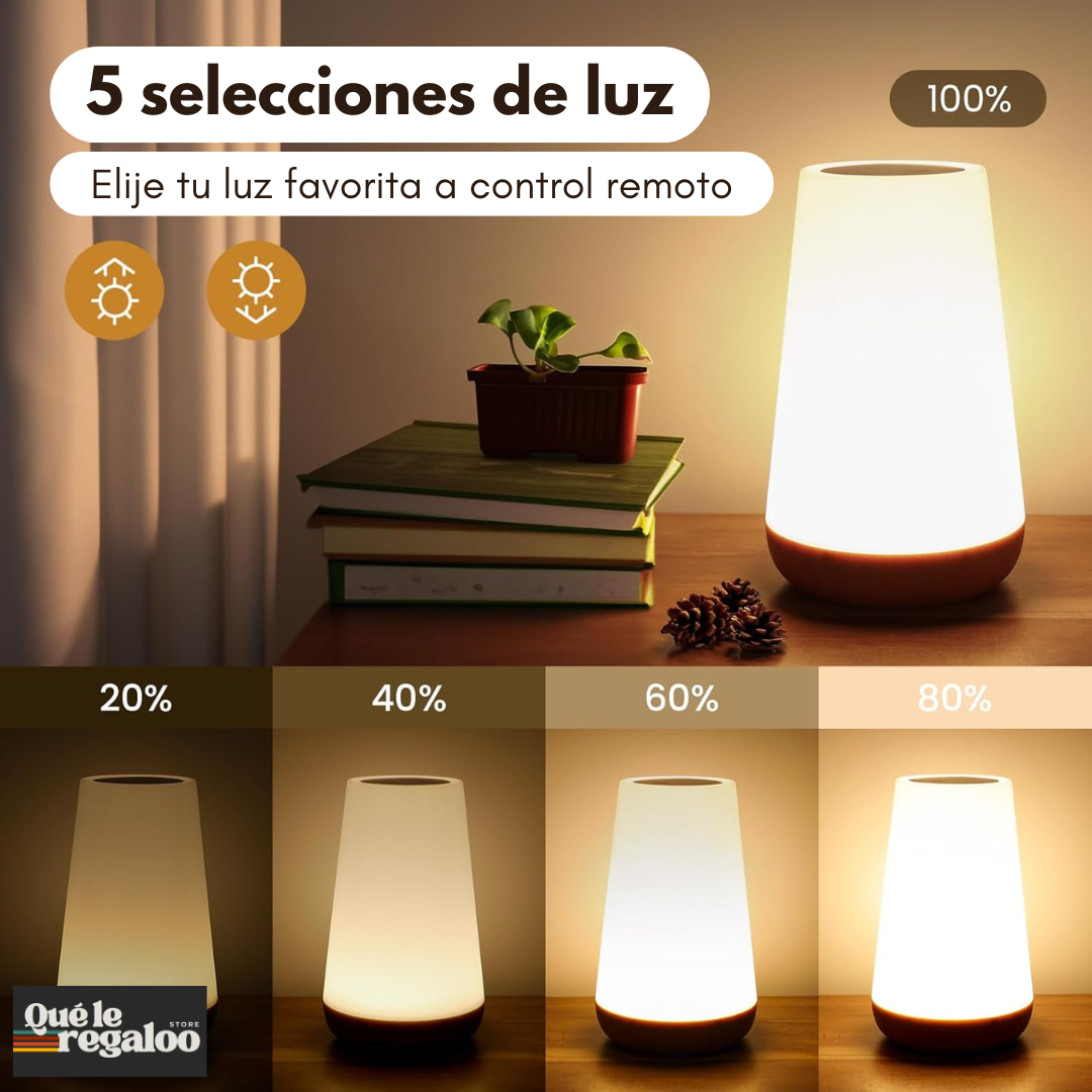 Lámpara touch portable a control remoto