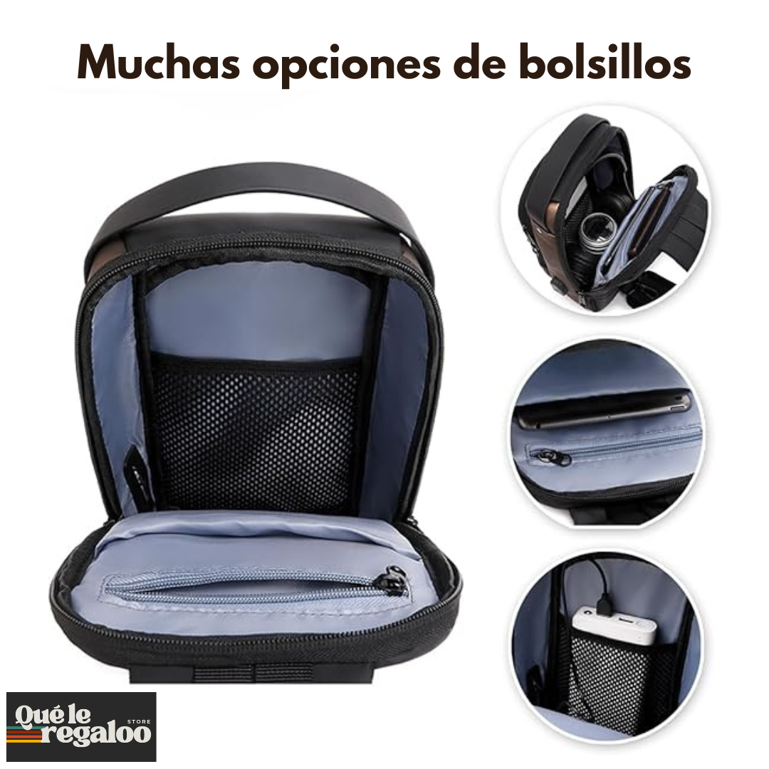 Bolso cruzado antirrobo | Bolsa de pecho para uso diario