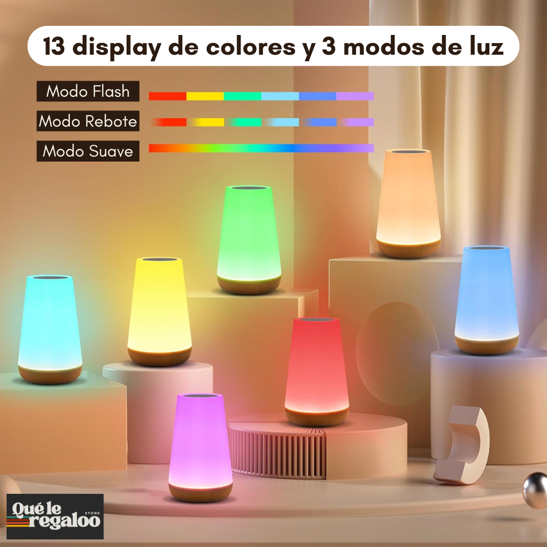 Lámpara touch portable a control remoto