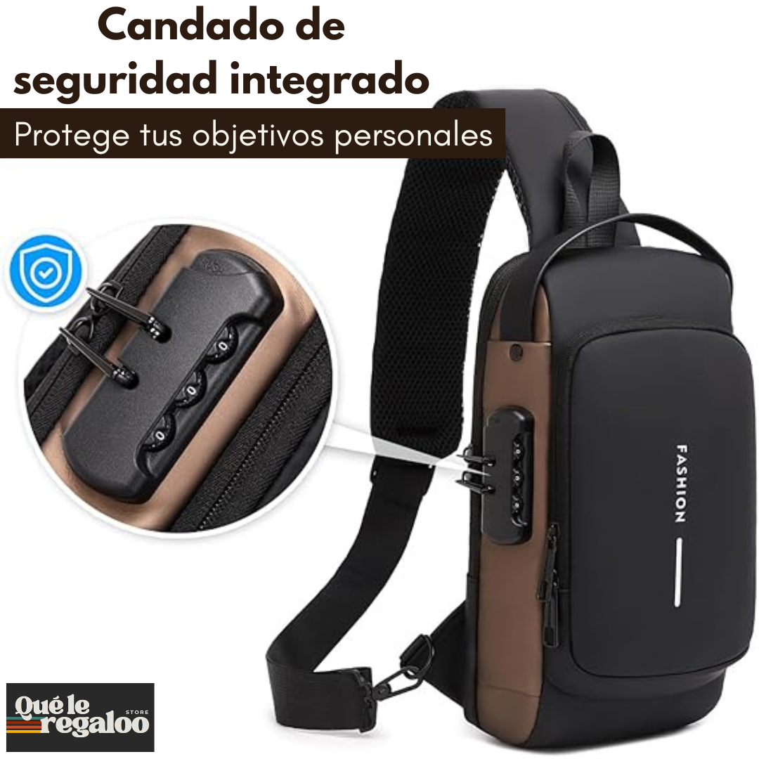 Bolso cruzado antirrobo | Bolsa de pecho para uso diario