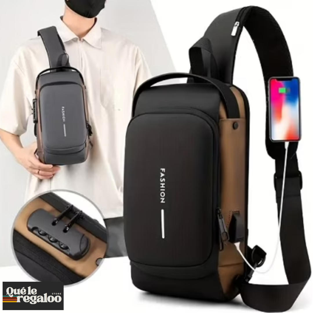 Bolso cruzado antirrobo | Bolsa de pecho para uso diario