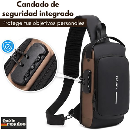 Bolso cruzado antirrobo | Bolsa de pecho para uso diario